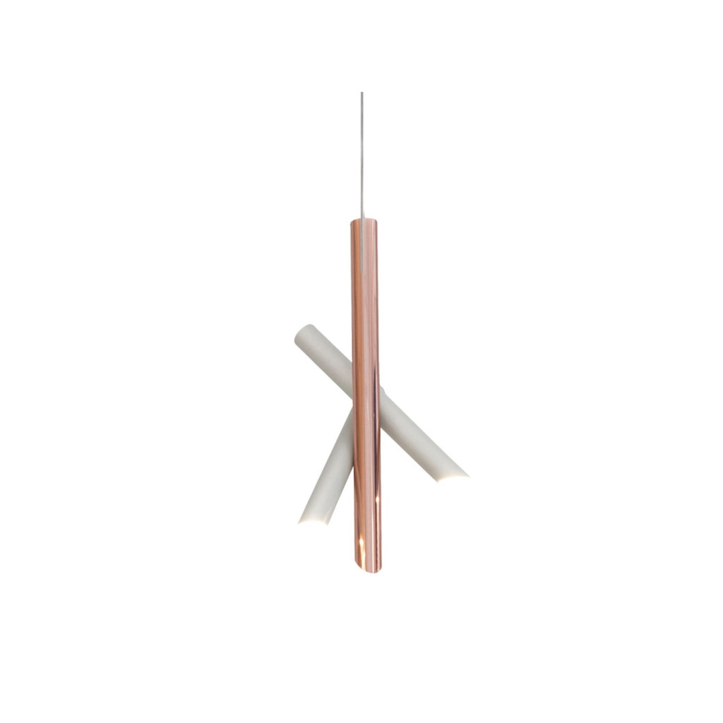 NEMO Tubes3 lampada sospensione copper