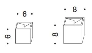 Danese Cubo posacenere