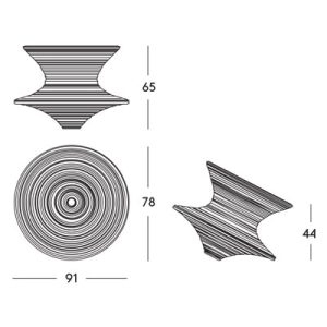 Magis spun sedia outdoor - dimensioni