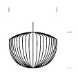 Herman Miller Nelson Bubble lampada a sospensione pendant