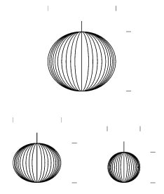 Herman Miller Nelson Bubble lampada a sospensione ball