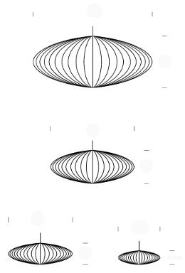 Herman Miller Nelson Bubble lampada a sospensione saucer