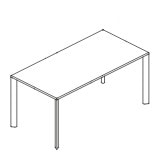 Unifor Flipper scrivania ufficio di design - dimensioni