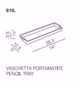 Rexite portapenne Standard - dimensioni