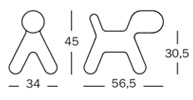 Magis Puppy medium - dimensioni