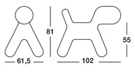 Magis Puppy XL - dimensioni