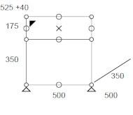 USM Haller tavolino con vano e anta ribalta - dimensioni