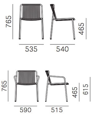 Pedrali Tribeca sedia