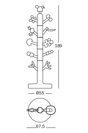 Magis Paradise Tree - dimensioni
