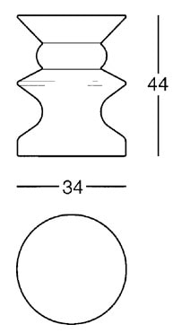 Zanotta Teti tavolino collezione Zanotta Edizioni - dimensioni
