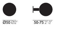 Vitra Coat Dots appendiabiti - dimensioni