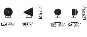 Desk Clocks orologi - dimensioni