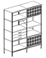 Vitra Eames Storage Unit ESU Bookcase libreria