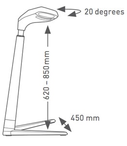 Bimos Fin sgabello standing work