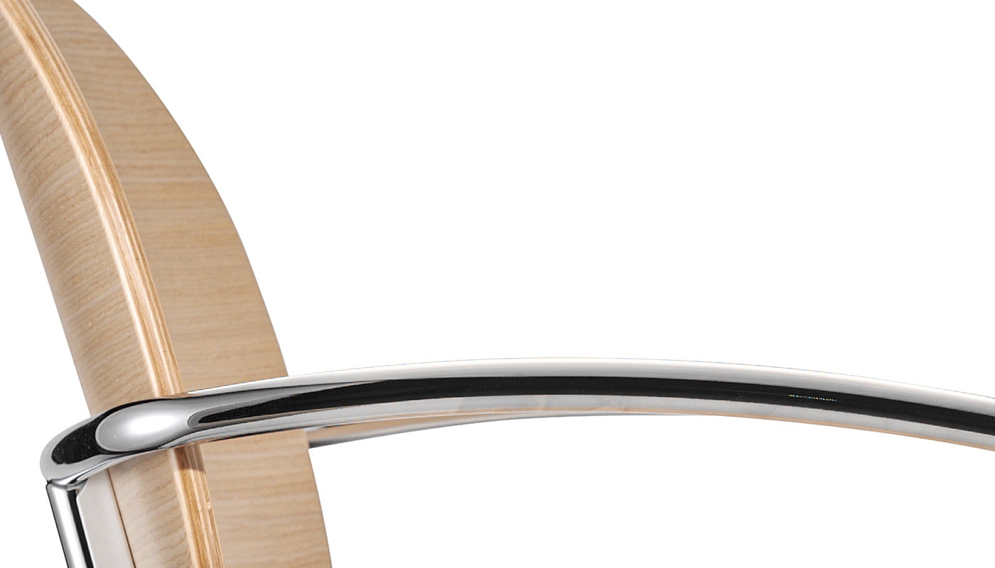 INFINITI Tondina 4Legs sedia scocca legno gallery dettaglio