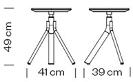 Et al. Main sgabello - dimensioni
