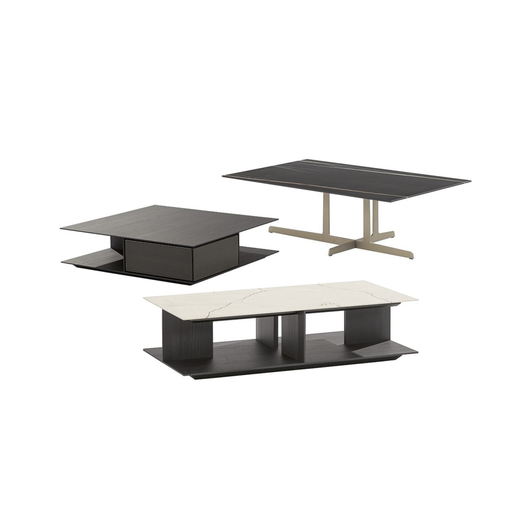Poliform Westside tavolino in legno oppure marmo vendita online sullo shop dellachiara.it