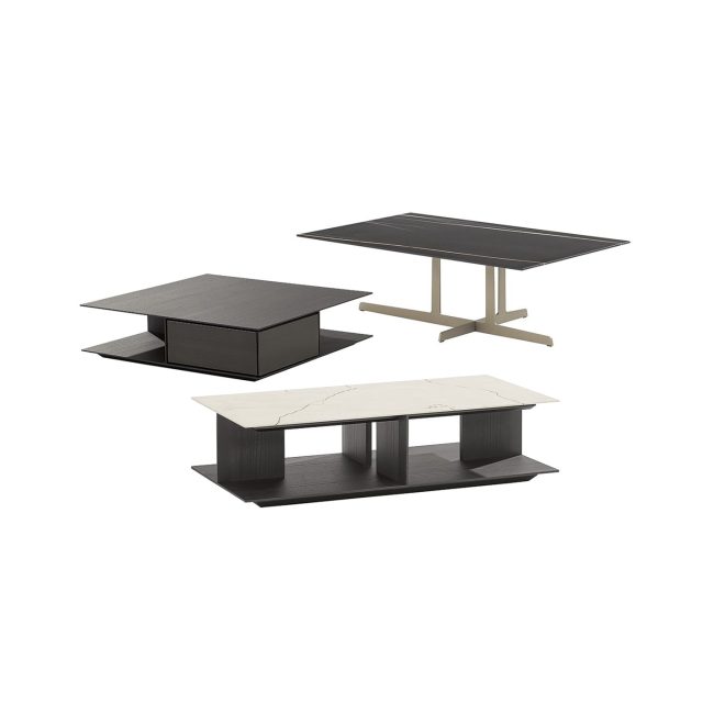 Poliform Westside tavolino in legno oppure marmo vendita online sullo shop dellachiara.it