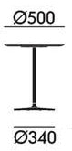 Vitra Occasional Low Table tavolino - dimensioni