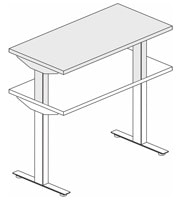 Herman Miller Nevi scrivania regolabile in altezza - dimensioni