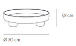 muuto Platform Tray vassoio impilabile - dimensioni