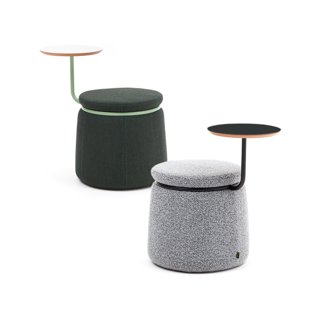 Naughtone-Lasso-Stool-pouf-con-tavolino