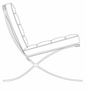 Knoll-Barcelona-Relax-poltrona-imbottita-in-pelle-dimensioni