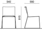 Della-Chiara-Filo-sedia-ospiti-dimensioni