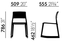 VITRA-Tip-Ton-sedia-dimensioni