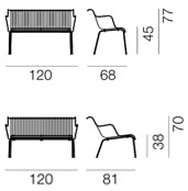 Magis-South-panca-esterno-dimensioni